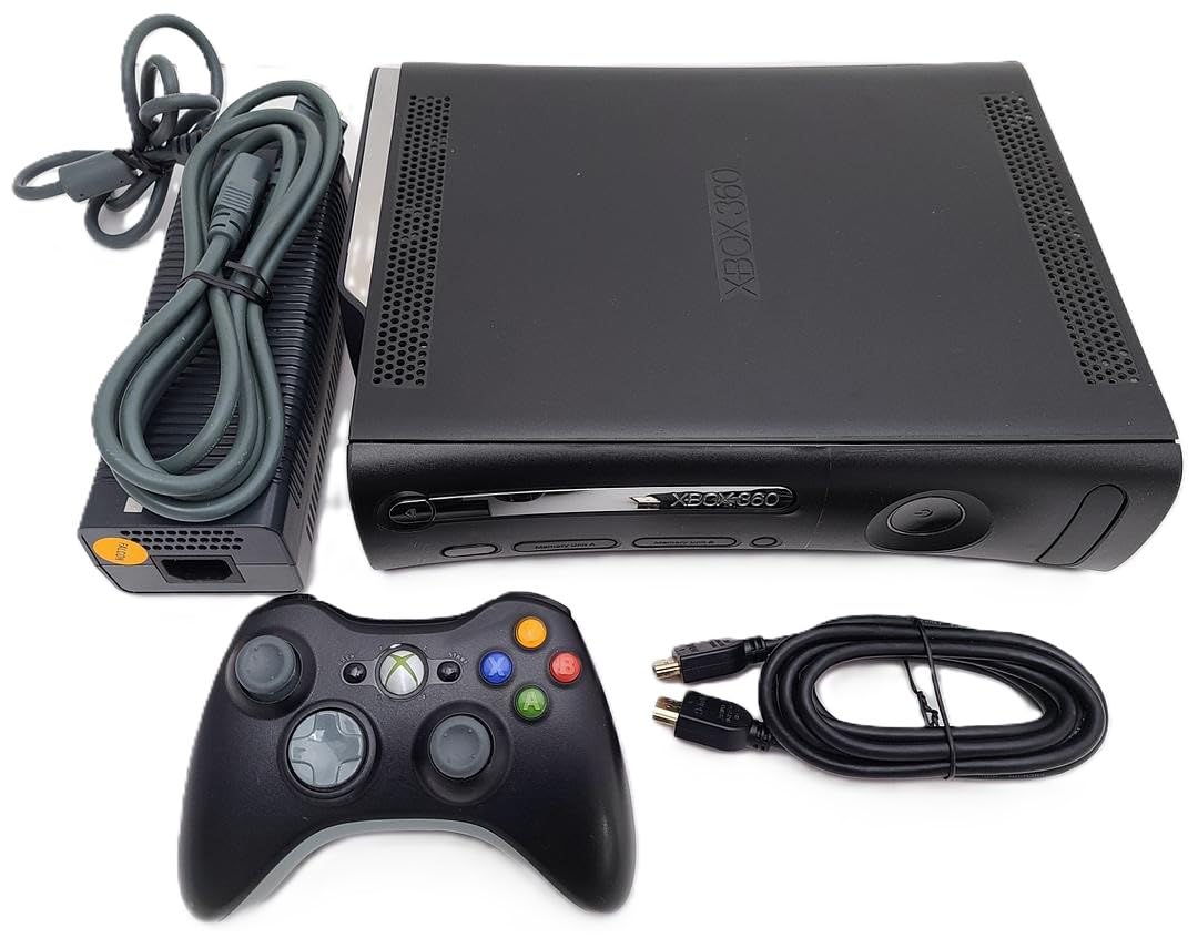 Microsoft Xbox 360, 120GB HDD, with controller, power supply and hdmi