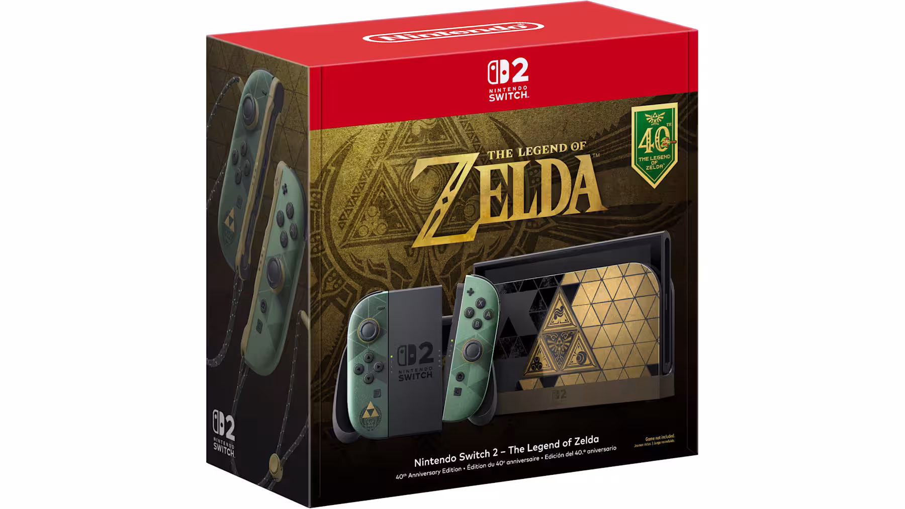 Nintendo Switch 2 – The Legend of Zelda – 40th Anniversary Edition