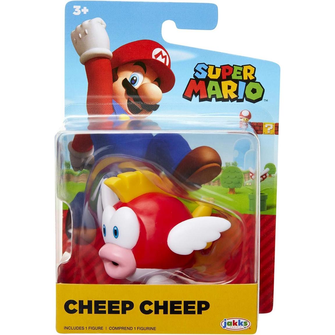 Super Mario Cheep Cheep 2.5” Figure World of Nintendo