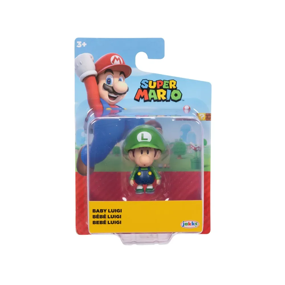 Super Mario Baby Luigi 2.5” Figure World of Nintendo